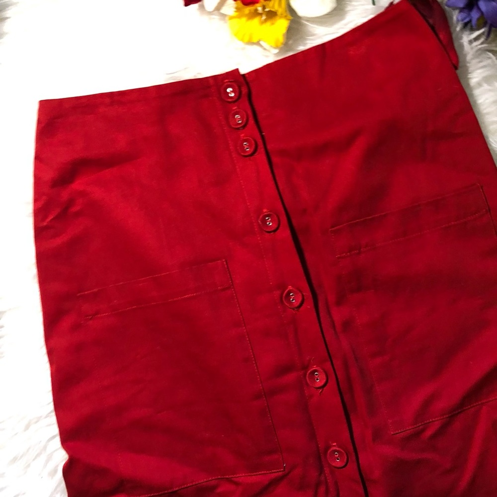 🌺reformation button down long skirt 🌺